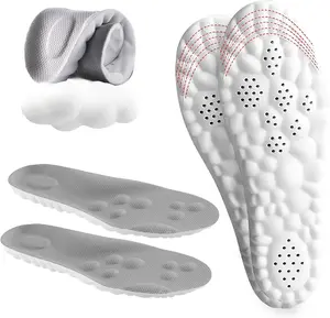 Cloud Insoles,4D Technology Insole - shoe inserts men,Super Soft Comfort shoe,Foot Protection - Keeps feet balanced and upright.One size fits most,adjustable by cutting along the curling line.