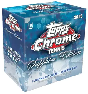 2024 Topps Chrome Tennis Sapphire Edition Box