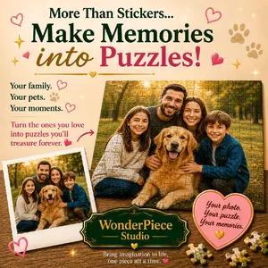 Turn Your Favorite Image Into A Puzzle– WonderPiece Studio