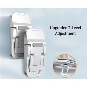 Zinc alloy laptop invisible stand bracket mini portable height-increasing foot pad cooling rack base pad