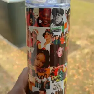 90’s Throwback Mashup Tumbler With Steel straw
