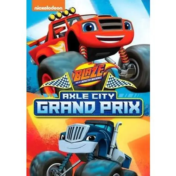 Used Book - Blaze & The Monster Machines: Axle City Grand Prix (DVD) - English, for Children, Includes Race Day Win Theme, Special Remote Control Feature, Transforms Into Submarine Element, Based on Hit TV Series, Very Good, Wild West Quest, Activates Mac