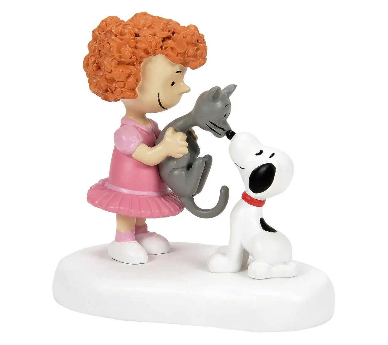 Department 56 Peanuts Village Frieda & Faron Meet Snoopy Fig