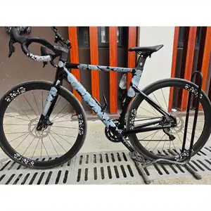 12-piece set of front and rear wheel stickers, dark cherry blossom personalized bicycle decorative stickers, DIY bicycle wheel stickers, suitable for 45mm wheels, not suitable for brake wheels, self-adhesive