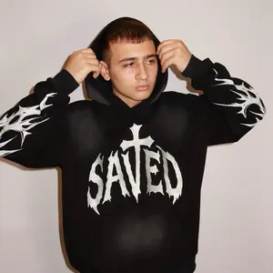 SAVED Testimony 001 - Unisex Oversized Cotton Hoodie