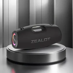ZEALOTs S89 330W Maximum power Bluetooth Speaker Waterproof Outdoor Portable Boombox Stereo Bass Subwoofer 48000mAh Battery for 60H Playtime Support TF Card USB Wireless 3.5mm AUX for Home Car Party Beach - Audio Connection Smartphone