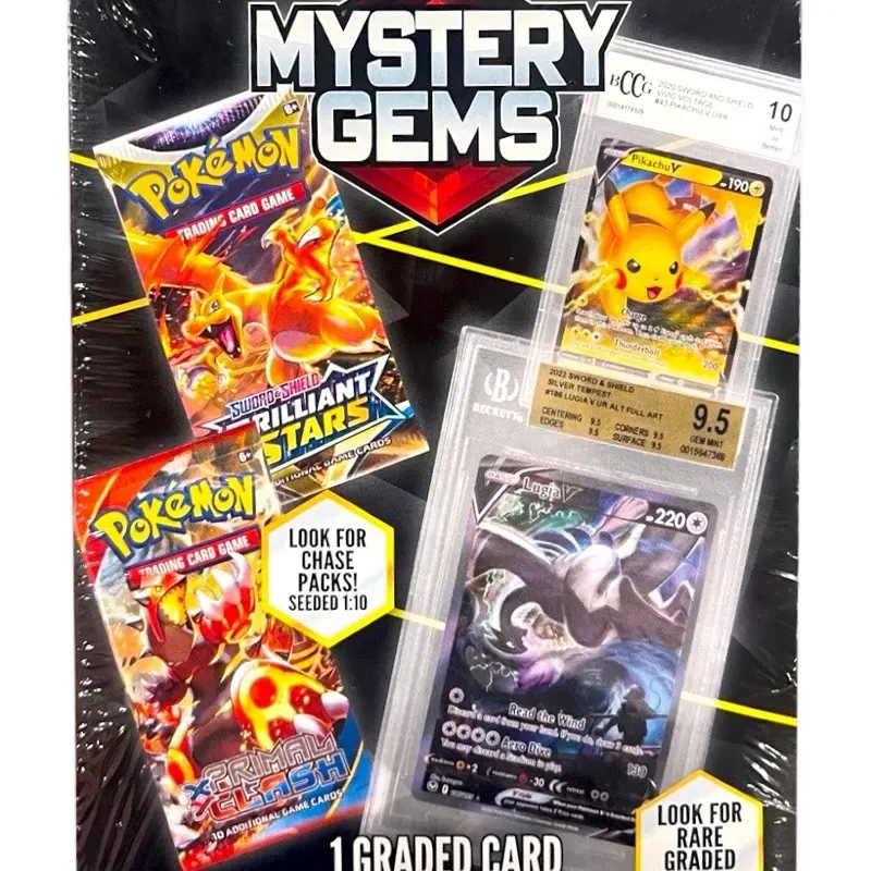 1 (One) Pokemon Trading Card Mystery Gems Box - Includes 1 CGC graded card - TikTok Shop 1 (One) Pokemon Trading Card Mystery Gems Box - Includes 1 CGC graded card - TikTok Shop