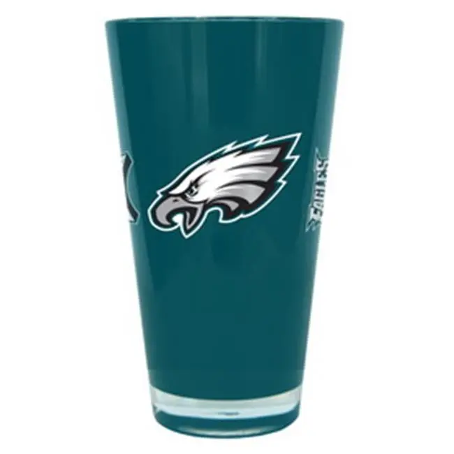 Philadelphia Eagles 20 oz Insulated Plastic Pint Glass, Portable, Insulated Tumbler, Reusable