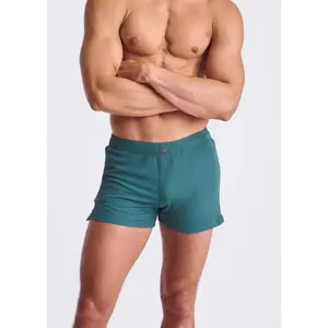 VIRIDIAN SEERSUCKER SWIM SHORTS W/MESH LINING PM-6023