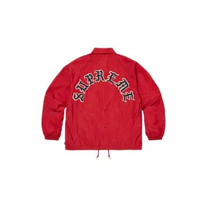 Old English Arc Coaches Jacket "FW25 - Red" SU26628