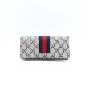 Pre-owned GUCCI Canvas Small Leather Goods Monogram Wallet T10411005