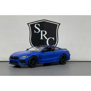 BMW M8 Competition Coupe - Blue - Kinsmart 1:38 Diecast