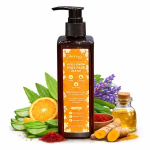 Annoor Beauty Golden Blossom Kids Face Wash (Gentle Foaming Cleanser) – 250 mL / 8 fl oz
