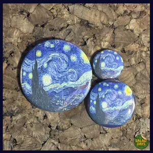 Van Gogh -Buttons/Bottle Openers- Starry Night