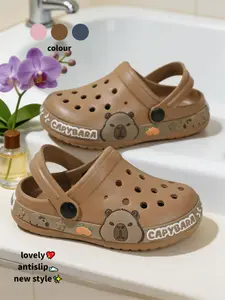 Unisex Kids Eva Sandals & Slippers, Garden Beach Pool Shower Shoes, Summer Comfort Walking Footwear, Casual Leisure Shoe Types, Lightweight Sandals, Strap Sandals