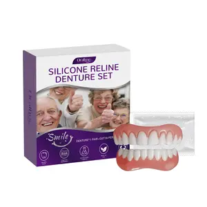 Oralhoe Silicone Reline Denture Set for Enhanced Smile Aesthetics & Comfortable Material Dental Care Kit