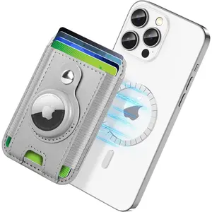 For Magsafe Wallet with Airtag Holder, 6-Card Holder, Stronger  Card Holder for  16/15,  14/13/12 Series, Mag Safe Wallet, RFID Blocking, Not included Airtag