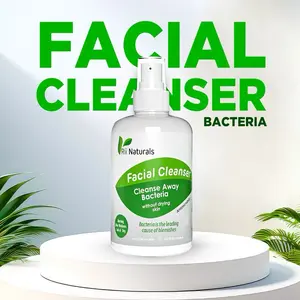 Rii Naturals Hypochlorous Acid Facial Cleanser - Lightweight & Non-Rinse Formula for Bacteria Removal & Skin Repair - Alcohol-Free, Fragrance-Free, Non-Comedogenic - Serum, Redness