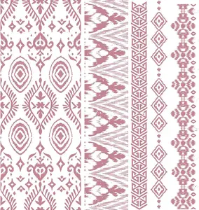 Redesign With Prima Decor Stamp - Elemental Borders - 12x12 sheet size, total 5 pcs photopolymer 655350654818