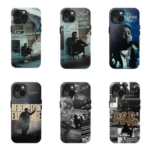 Rod Wave Last Lap Tour 2025 Collage Fan Gift Hip Hop Rapper Art Trendy Tough Phone Case. Edgy Streetwear Aesthetic Heavy Duty Shockproof Protective Smartphone Cover for iPhone 17 Pro Max 16 Air 15 14 13 12 11.