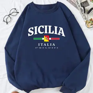 Sicilia Crewneck Sweatshirt, Sicily Italy Shirt, Italy Travel Gift