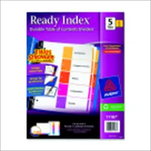 Avery 1054160 Ready Index Paper - Pack 6