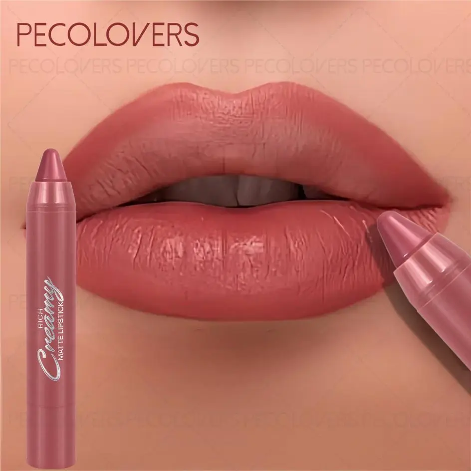1PC Smooth Texture, Moisturizing Lipstick Pen,24H Long Lasting Matte Velvet Lipstick,Smooth Texture, Moisturizing Lipstick Pen