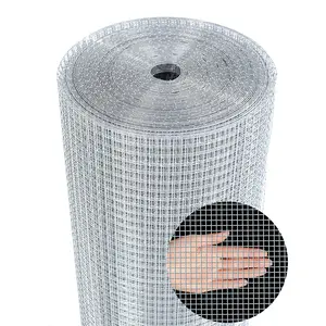 Hardware Cloth 1/4 inch 48 x 100 Ft 23-Gauge, Hot-dip Galvanized After Welding, Chicken Wire Fencing Wire Mesh Roll Rat Wire Gopher Mesh