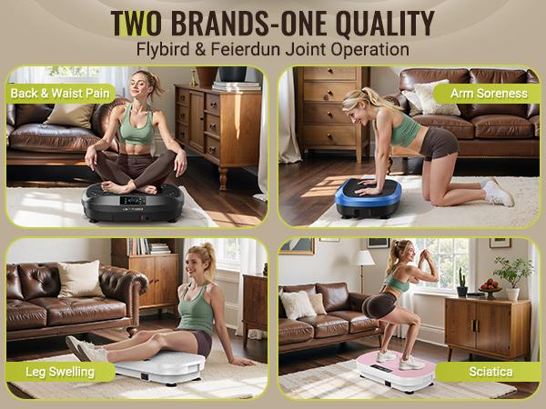 【FLYBIRD & FEIERDUN】Vibration Plate Exercise Machine, 330/340 lbs Capacity Lymphatic Drainage Machine with LED Touch Screen & Remote Control, Full Body Workout for Home Gym, with 2 Resistance Bands #TikTokShopHolidayHaul #ChristmasTikTok 【FLYBIRD & FEIERDUN】Vibration Plate Exercise Machine, 330/340 lbs Capacity Lymphatic Drainage Machine with LED Touch Screen & Remote Control, Full Body Workout for Home Gym, with 2 Resistance Bands #TikTokShopHolidayHaul #ChristmasTikTok