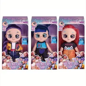 Single Color Box Kpop Toy Doll Hunters Girl 5D Large Eyes Large Eye Design 10 Inch Jointed Action Figure Gift Ready Birthday Party Present Set