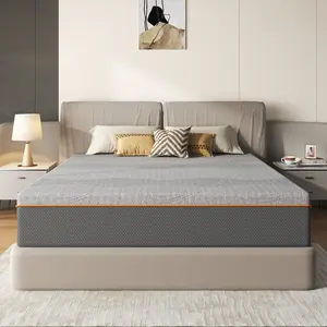 Twin Full Queen King Size Memory Foam Mattress, 10/12/14 Inch Fiberglass Free Medium Feel Mattress with Breathable Cooling Layers, Certified Safe Bed Mattress