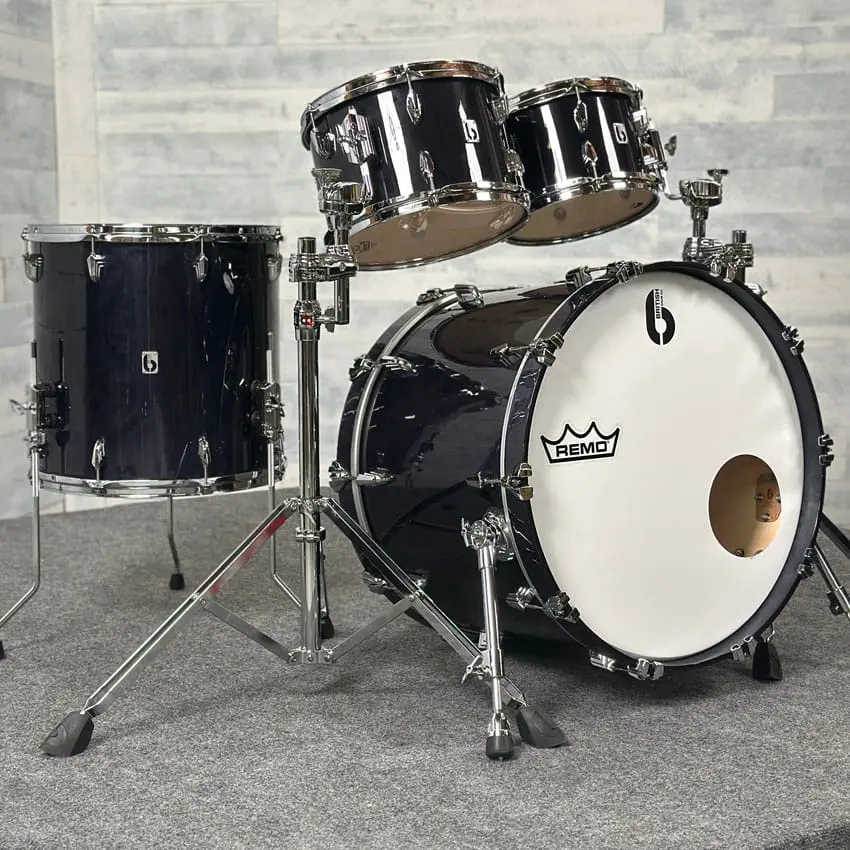 British Drum Company Legend 4pc Fusion Drum Set w/22BD Blackwater DEMO MODEL