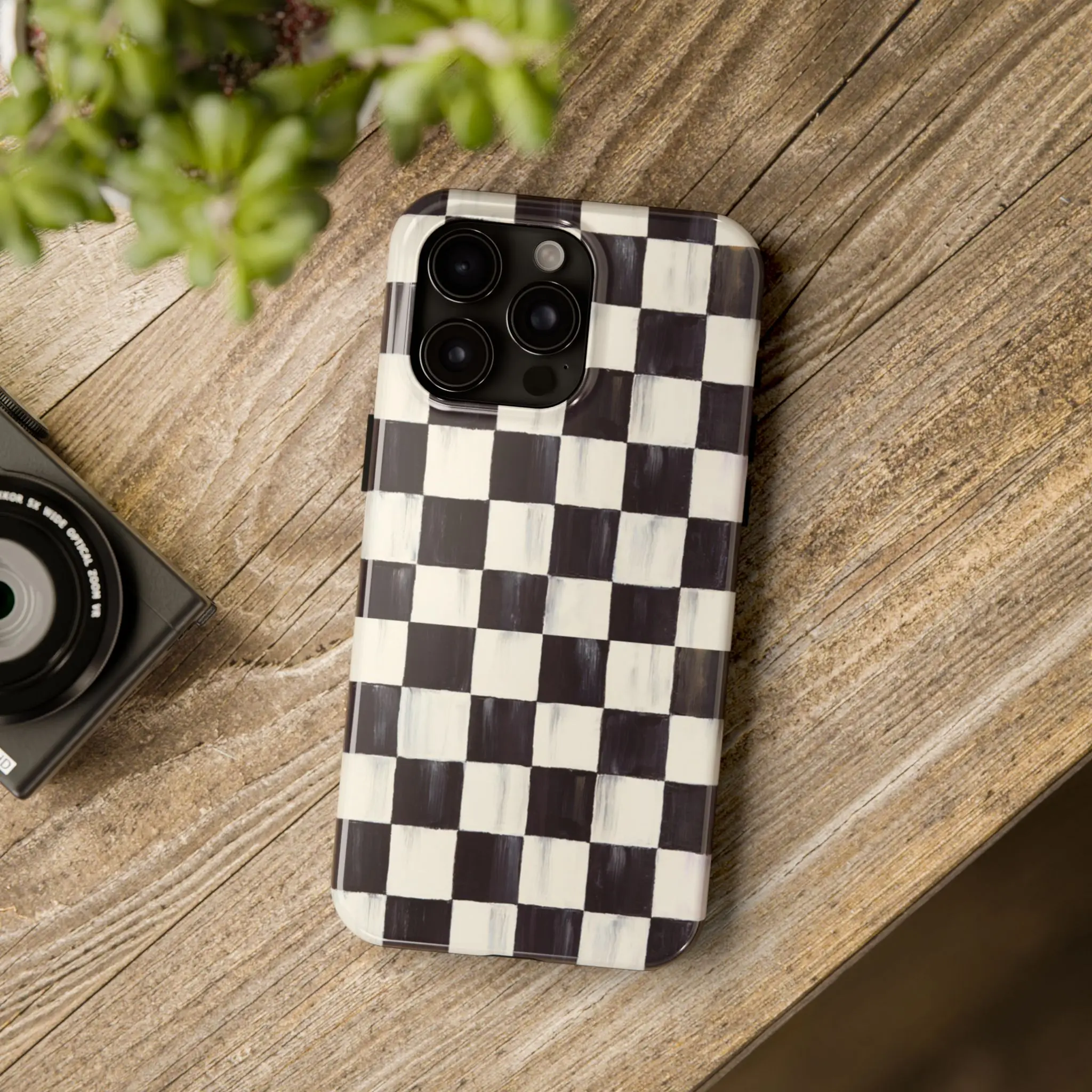 Society6 x Mackenzie Childs Courtly Check iPhone Case