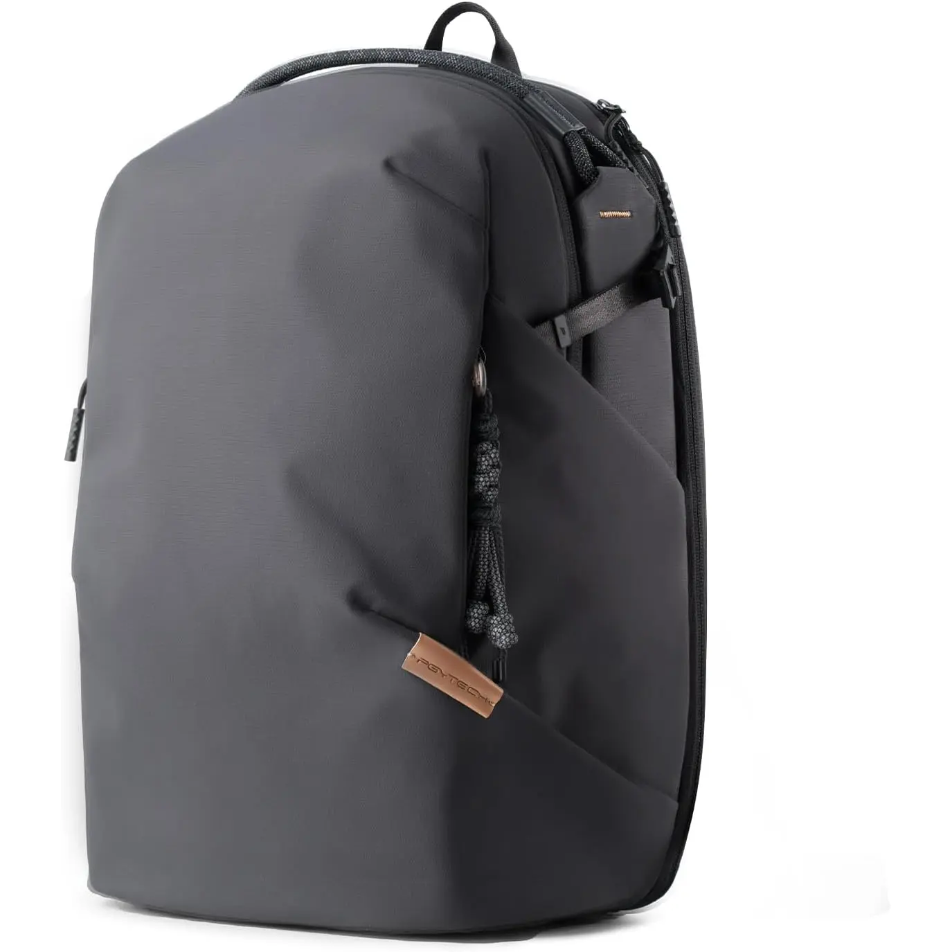 12L Camera Backpack Minimalist Lightweight Camera Bag for DSLR/Mirrorless Sony/Canon/Fujifilm Cameras, Water-Resistant Daypack Tripod Mount Travel Photography (Matte Black)