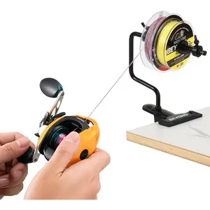 EZ Fishing Line Spooler – Portable Table Mounted Reel Spooler for Spinning & Baitcasting Reels – Adjustable to Fit Multiple Size Spools of Fishing Line