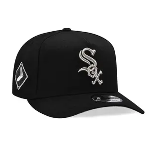 New Era High Quality White Sox Caps MLB Collection – NY Yankees & LA Dodgers Fitted Hat, Durable Cotton Baseball Cap, Flat Brim Gorra, Gorras Urbanas Hombre Mujer, Estilo Callejero, Deportes, Regalo Ideal Fans MLB