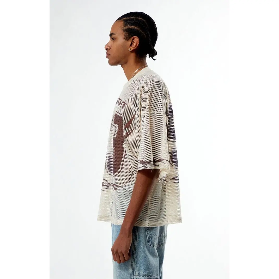 トップス CH Mesh Jersey Buy Chrome Hearts Mesh Stadium Jersey 'Light Blue' - 1383