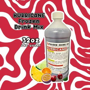 Hurricane Frozen Drink Mix - Margarita Mix - Slush Machine Mix - Concentrate for Beverages - Tropical Punch