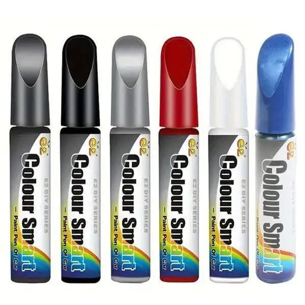 Professional Car Scratch Remover Pen - Waterproof & Quick Dry Auto Paint Repair Tool for Scratches, Scuffs & Stone Chips - DIY Universal Touch-Up Paint Kit for All Vehicles gloss black rim touch,father'sdaygifts