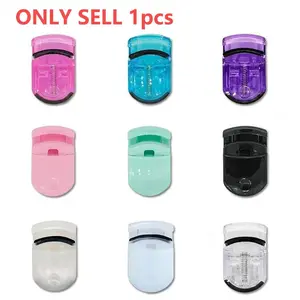 Mini Eyelash Curler Professional Curling Multi-Color Foldable False Eyelashes Auxiliary Tool, Beauty Makeup Gadget for Perfect Lashes