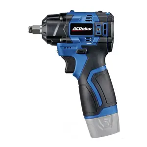 ACDelco G12 3/8" Brushless Impact Wrench, 140 ft-lbs (190 Nm) Max Torque, 4-Mode Intelligent Control, Ultra Compact 5" Length for Tight Spaces, BLDC Motor, LED Light - ARI12186-3 (Tool Only)