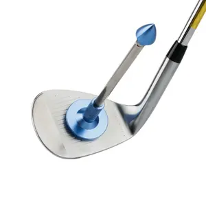 1 PC Golf Swing Trainer,Adjustable Length Stainless Steel with Magnetic Base,For Swing Correction and Practice,Golf Club Alignment Indicator,Portable Golf Training Aid