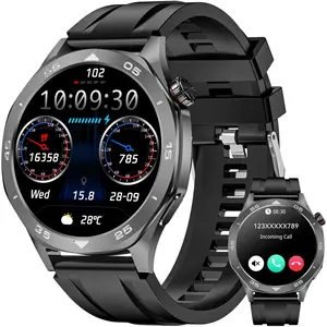 1.45" Fashion Touch Screen Smartwatch, Call Function Fitness Tracker, 100+ Sports Modes, DIY Watch Faces, Message Reminder, Ip67 Waterproof