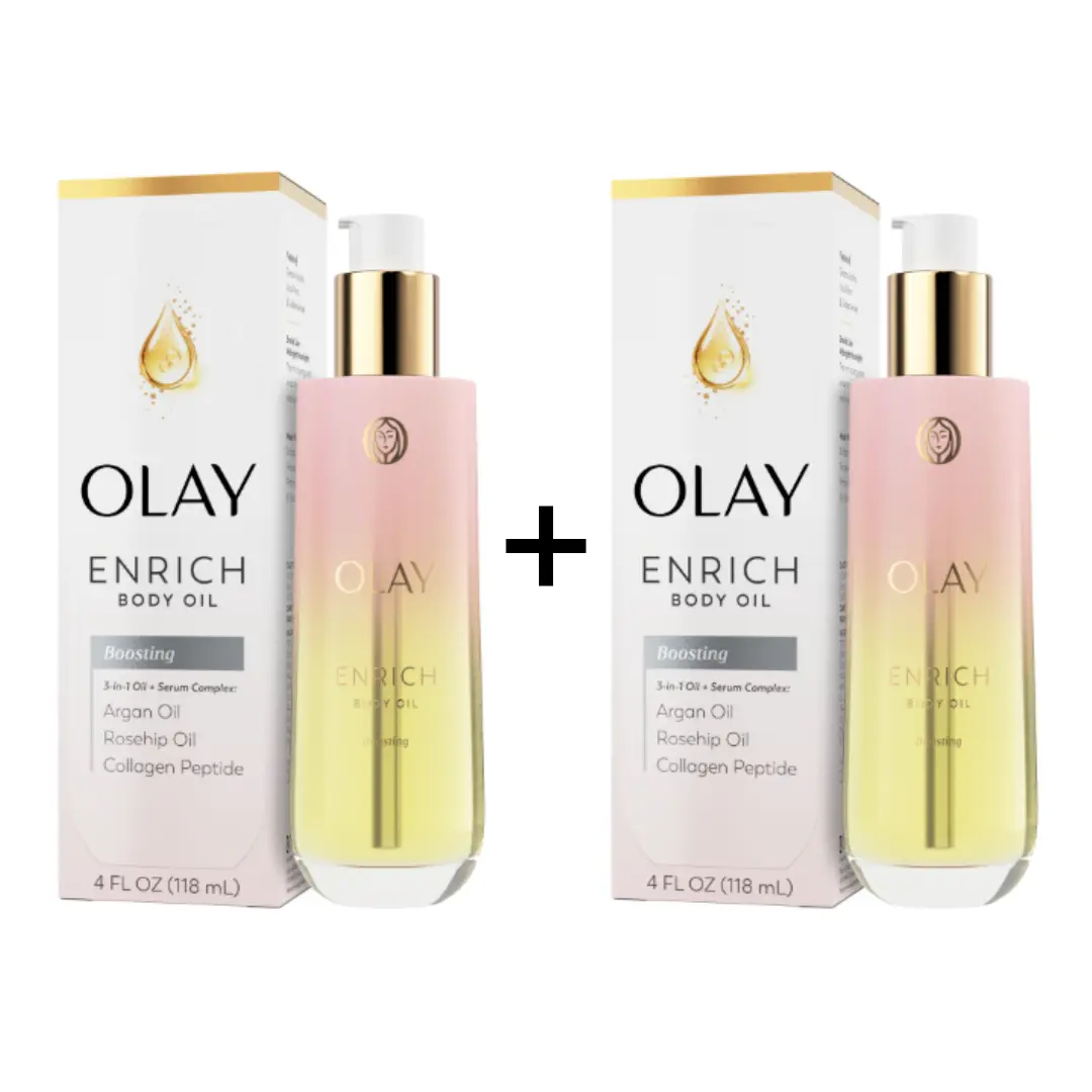OLAY Enrich Glow Body Oil Duo Pack OLAY Enrich Glow Body Oil Duo Pack