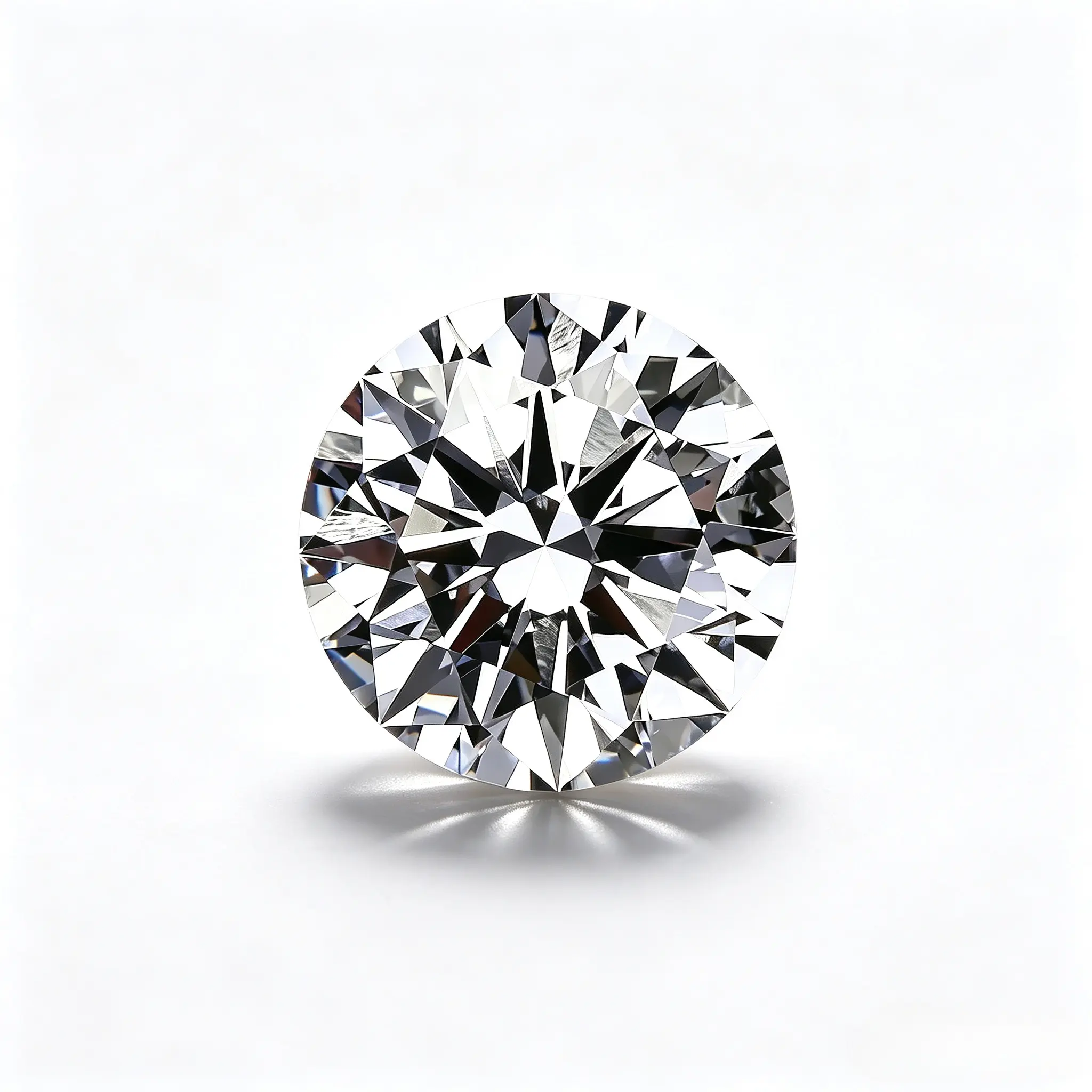 Yucan|1CT Round Moissanite Diamond-GRA Certified