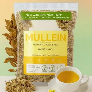 Mexican Mullein Flowers & Petals Tea - Verbascum Thapsus - Gordolobo Herbal Tea Yellow Petals | Natural Loose Leaf Tea | Handcrafted by Nature for Freshness