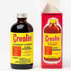 Creolin Deodorizing Multi-Purpose Cleanser 8 Ounces Spray for Household Cleaning Disinfectant Light Yellow