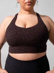 Nubre Twilight Sports Bra - Leopard Print