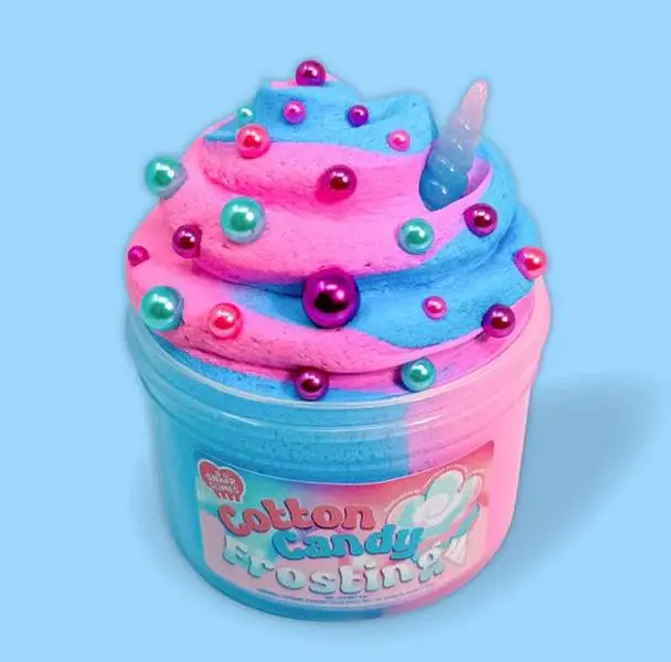 Cotton Candy Frosting Slime - snoop slimes
