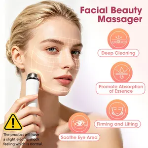 Four-In-One Multi-Function Microcurrent Beauty Device, 4 Color LED Light Skincare Instrument, Facial Massage for Tightened Skin, Best Gift for Women